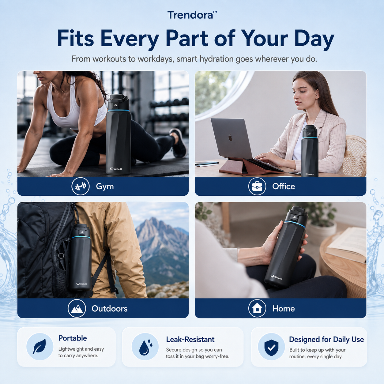 Trendora™ Smart Hydration Bottle