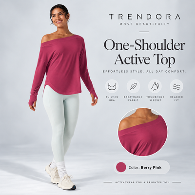 One-Shoulder Active Top
