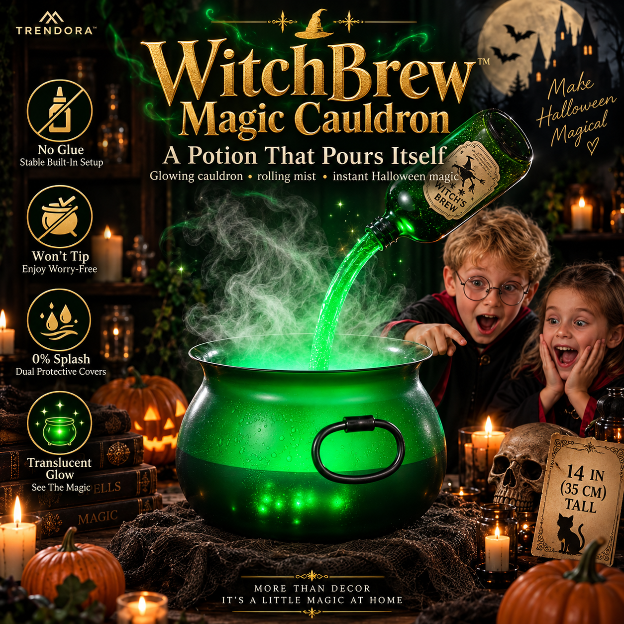 Trendora WitchBrew™ Magic Cauldron