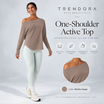 One-Shoulder Active Top