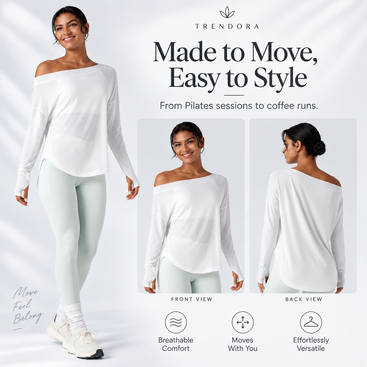 One-Shoulder Active Top