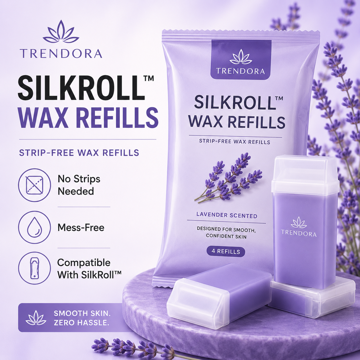 Trendora SilkRoll™ Wax Refills
